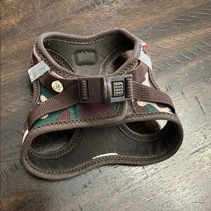 Brown and Green Camo Dog Harness